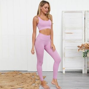 Pastel Purple Yoga Set